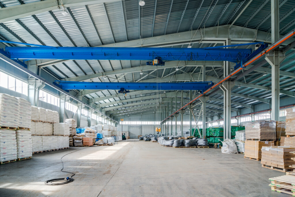interior of new warehouse
